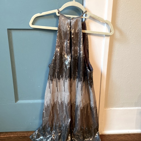 FREE PEOPLE sequin ombré dress size M - Picture 2 of 2
